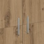 Vitrina Roble artisan 80 x 35 x 180 cm Madera contrachapada