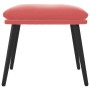 Fußhocker aus rosa Samt, 45 x 29,5 x 35 cm von vidaXL, Osmanen - Ref: Foro24-341508, Preis: 36,00 €, Rabatt: %