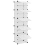Zapatero PP transparente 44x31,5x153,5 cm