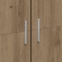 Highboard Roble artisan 70 x 35 x 180 cm Madera contrachapada