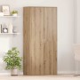 Highboard Roble artisan 80 x 39 x 178 cm Madera contrachapada