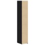 Alacena Roble negro 30 x 42.5 x 185 cm Madera contrachapada