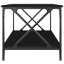 Plywood and black iron coffee table 80x50x45 cm by vidaXL, Coffee table - Ref: Foro24-823317, Price: 54,89 €, Discount: %