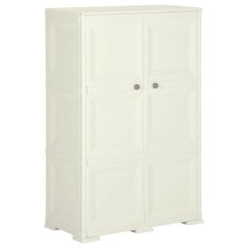 Armario de plástico diseño madera Vanila Ice 79x43x125 cm