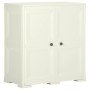 Armario de plástico diseño madera Vanila Ice 79x43x85,5 cm