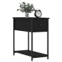 Mesita de noche madera de ingeniería negra 30x60x60 cm de vidaXL, Mesitas de noche - Ref: Foro24-826053, Precio: 46,43 €