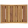 Mesa auxiliar de baño madera maciza de teca 50x35x45 cm