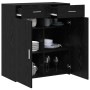 Armario de almacenamiento Roble negro 80 x 42.5 x 93.5 cm