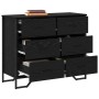 Cajonera Roble negro 91 x 35.5 x 74.5 cm Madera contrachapada