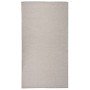 Alfombra de exterior de tejido plano gris taupe 80x150 cm