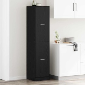 Armario de Boticario Roble negro 40 x 41 x 174.5 cm