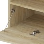 TV-Schränke mit LED-Leuchten 2 Einheiten Sonoma-Eiche 75x35x40 cm von vidaXL, TV-Möbel - Ref: Foro24-804398, Preis: 79,10 €, ...