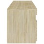 Muebles de TV con luces LED 2 unidades roble Sonoma 75x35x40 cm de vidaXL, Muebles TV - Ref: Foro24-804398, Precio: 79,01 €, ...