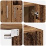 Armario de almacenamiento Madera vieja 70 x 42.5 x 225 cm