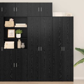 Armario de almacenamiento Roble negro 70 x 42.5 x 225 cm