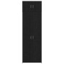 Armario de almacenamiento Roble negro 70 x 42.5 x 225 cm