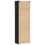 Armario de almacenamiento Roble negro 70 x 42.5 x 225 cm