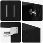 Armario de almacenamiento Roble negro 70 x 42.5 x 225 cm