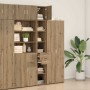 Gabinete de Almacenamiento Slim con cajón Roble artisan