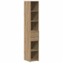Gabinete de Almacenamiento Slim con cajón Roble artisan