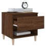 Bedside tables 2 units plywood oak brown 50x46x50 cm by vidaXL, Nightstands - Ref: Foro24-819547, Price: 72,36 €, Discount: %
