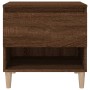 Mesitas de noche 2 uds contrachapada roble marrón 50x46x50 cm de vidaXL, Mesitas de noche - Ref: Foro24-819547, Precio: 72,36...