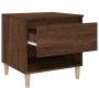 Bedside tables 2 units plywood oak brown 50x46x50 cm by vidaXL, Nightstands - Ref: Foro24-819547, Price: 72,36 €, Discount: %