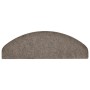 Felpudos autoadhesivos para escaleras, 30 unidades, beige, 65 x