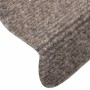 Felpudos autoadhesivos para escaleras, 30 unidades, beige, 65 x