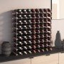 Botellero para 72 botellas madera maciza pino marrón
