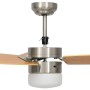 Ceiling fan with light and light brown remote control, 108 cm. by vidaXL, Ceiling fans - Ref: Foro24-51490, Price: 152,96 €, ...
