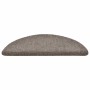 Felpudos autoadhesivos para escaleras, 30 unidades, beige, 56 x