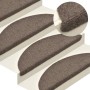 Felpudos autoadhesivos para escaleras, 30 unidades, beige, 56 x