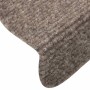 Felpudos autoadhesivos para escaleras, 30 unidades, beige, 56 x