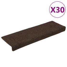 Felpudos autoadhesivos para escaleras, 30 unidades, 65 x 21 x 4