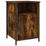 Nachttisch aus geräuchertem Eichensperrholz, 40 x 42 x 60 cm von vidaXL, Nachttische - Ref: Foro24-825917, Preis: 43,22 €, Ra...