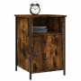 Nachttisch aus geräuchertem Eichensperrholz, 40 x 42 x 60 cm von vidaXL, Nachttische - Ref: Foro24-825917, Preis: 43,22 €, Ra...