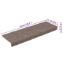 Felpudos autoadhesivos para escaleras, 30 unidades, 65 x 21 x 4