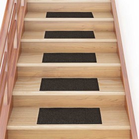Felpudos autoadhesivos para escaleras, 30 unidades, 60 x 25 cm