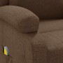 Sillón de masaje eléctrico tela marrón