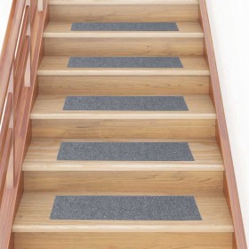Felpudos autoadhesivos para escaleras, 30 unidades, 76 x 20 cm