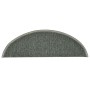 Felpudos para escaleras 30 unidades 56x17x3 cm Verde oscuro
