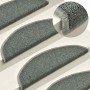 Felpudos para escaleras 30 unidades 56x17x3 cm Verde oscuro