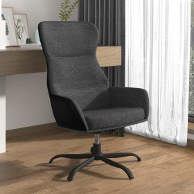 Sillón de relax de tela gris oscuro en Sillones | Comprar online en Foro24