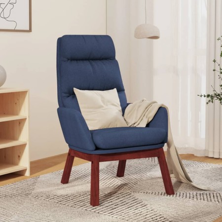Sillón de relax de tela azul en Sillones | Comprar online en Foro24