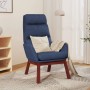 Sillón de relax de tela azul en Sillones | Comprar online en Foro24