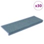 Alfombrillas para escaleras 30 unidades 65x21x4 cm Azul Mar