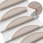 Felpudos para escaleras (20 unidades, 56 x 17 x 3 cm, marrón