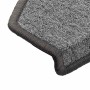Felpudos para escaleras 20 unidades 65x24x4 cm Gris oscuro