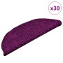 Alfombrillas para escaleras 30 unidades 56x17x3 cm Rosa